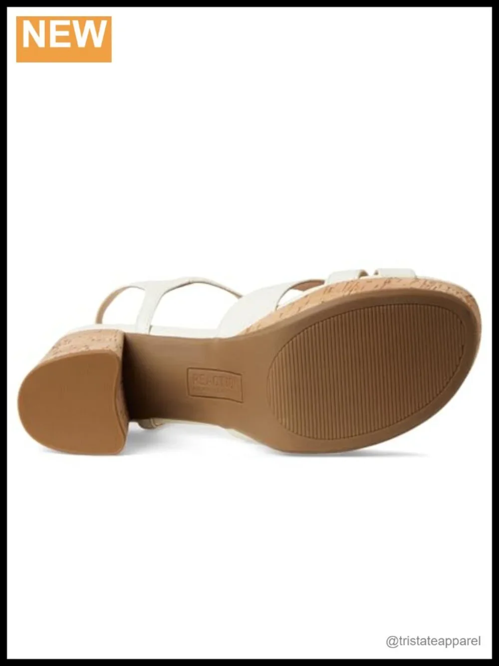 Platform Slingback Sandal with Buckle Closure and Flexible TPR Outsole